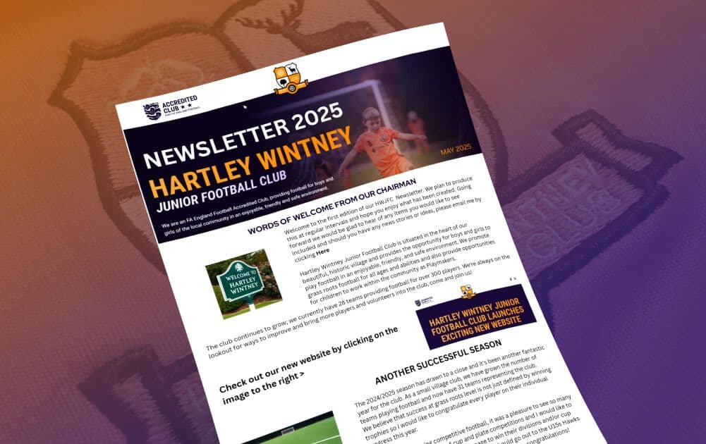 HWJFC Newsletter May 2025